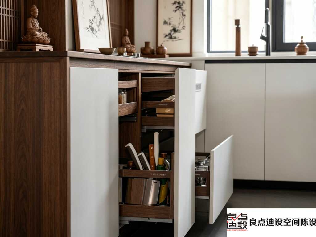 一居室软装设计|新中式收纳美学，小户型也能告别杂乱✨